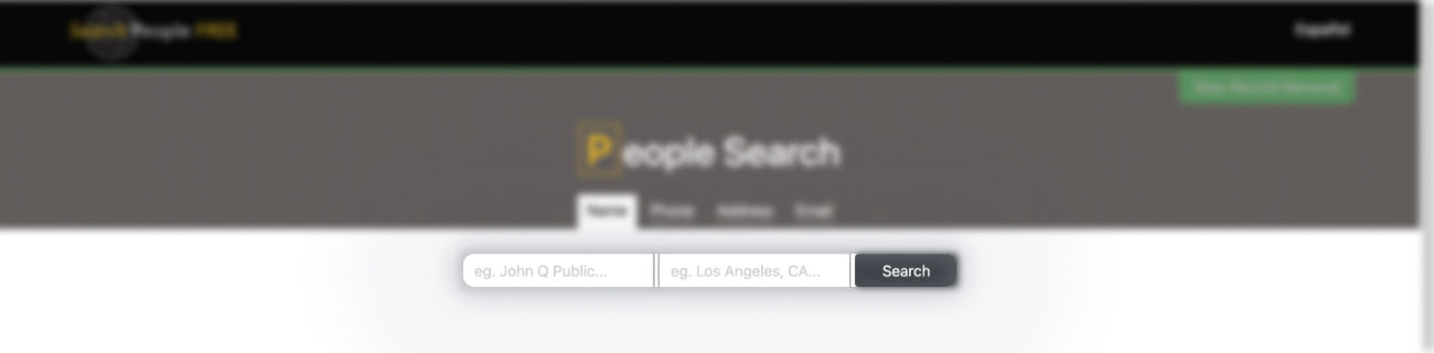 Opt out of search people free step 6