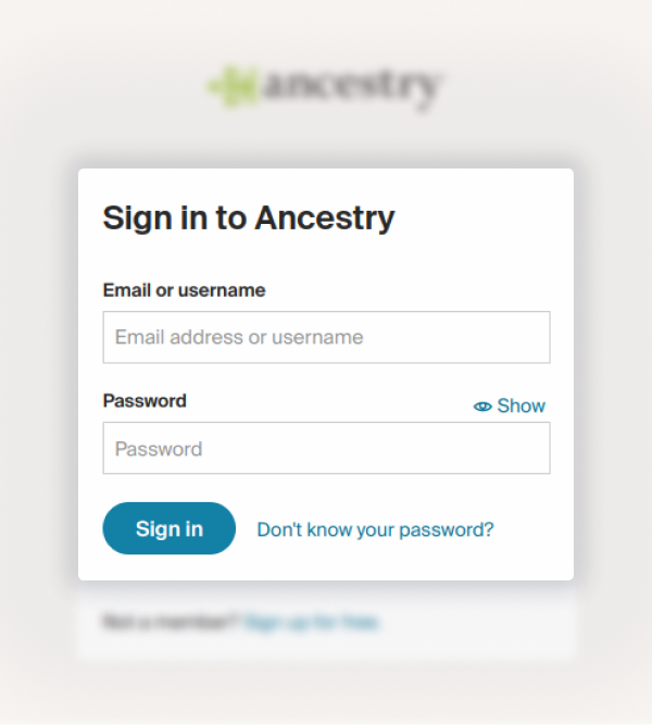 Delete ancestry step 1