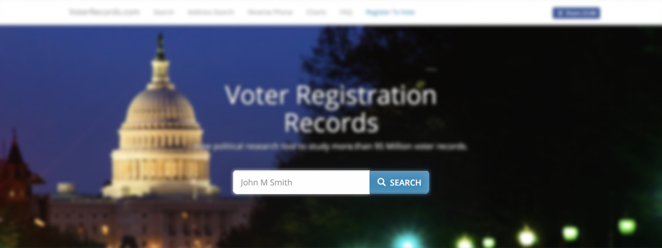 Opt out from VoterRecords step 1