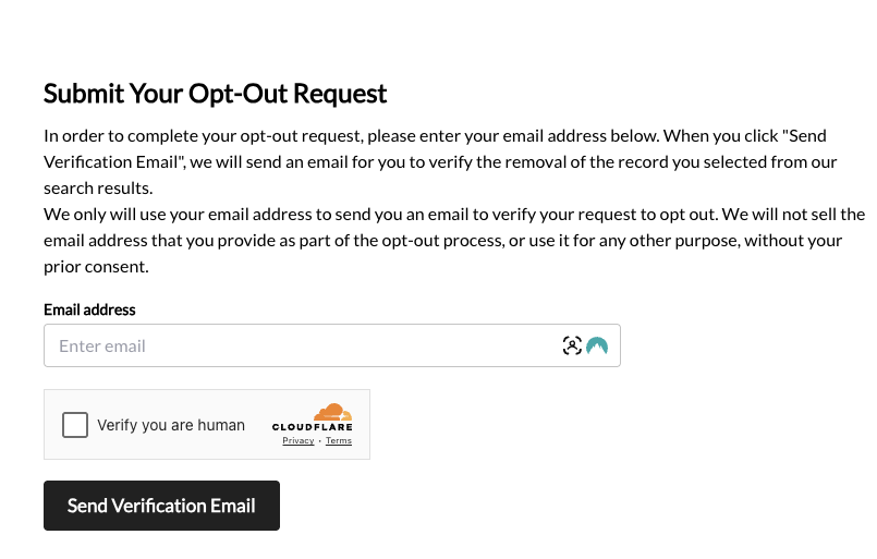 final step people smart opt out