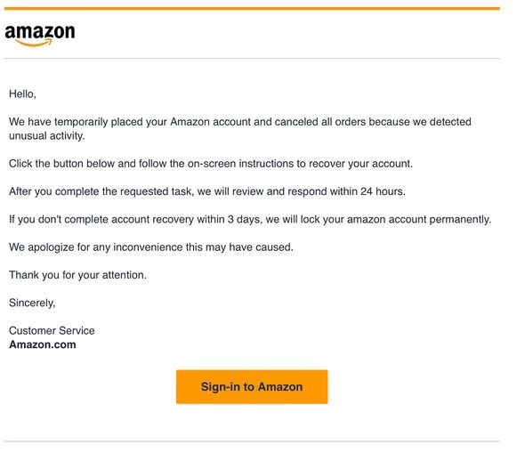 Amazon Anniversary Scam image 3