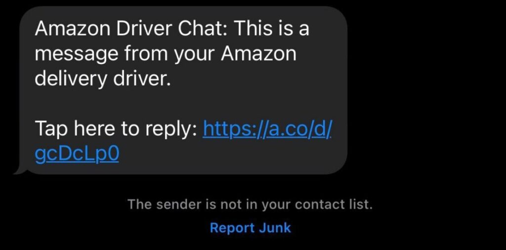 Amazon Scams DriverChat_1