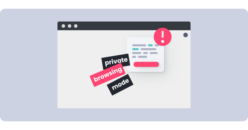 Featured image: private browsing mode