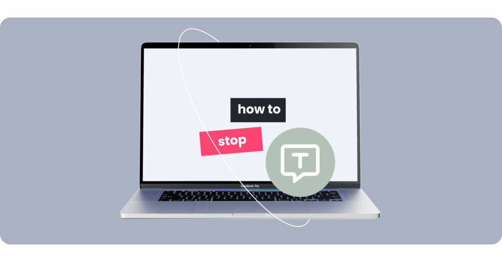 Featured image: How to stop text