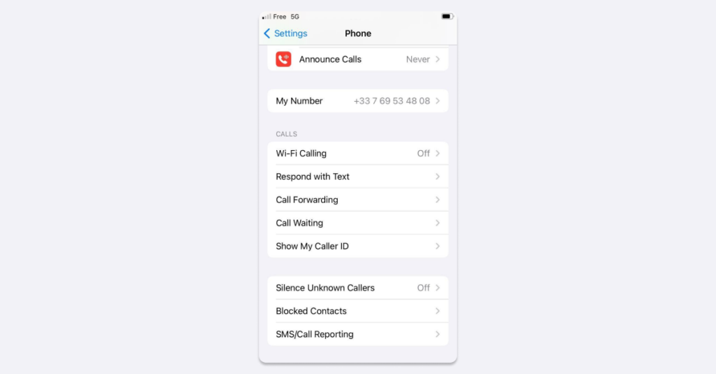 How to call private on iPhone: image 3
