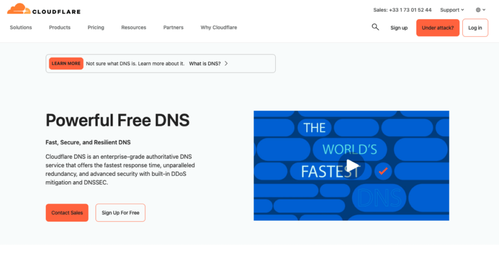 Best DNS for privacy and ad blocking: Cloudflare DNS