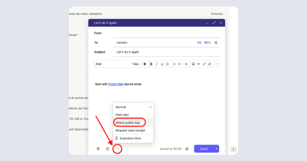 Protonmail Review: attach public key proton mail