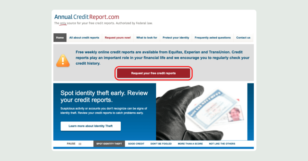 How to find bank accounts in your name: free credit report FTC