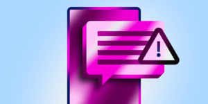 how to identify a fake text message