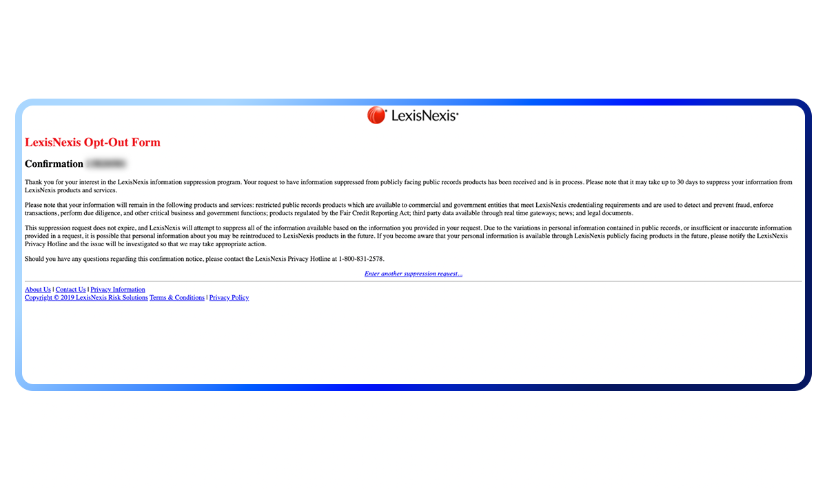 LexisNexis Opt Out image_7