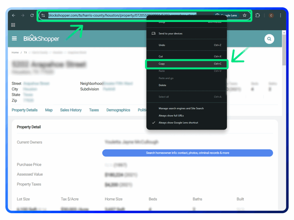 BlockShopper Opt Out step 3