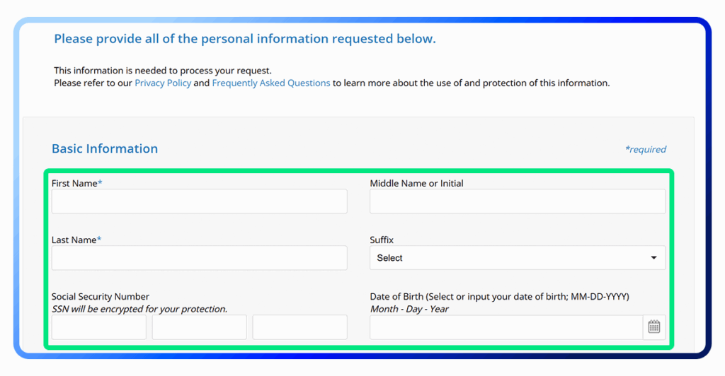 Opt out of credit card offers step 4