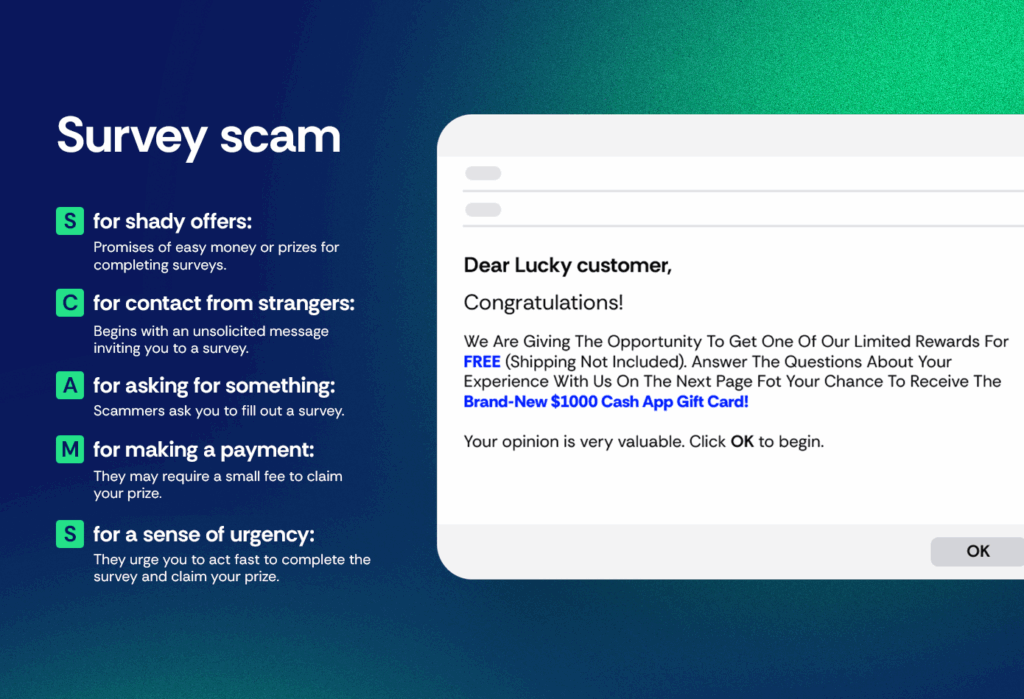 Cash App Scams & How to Avoid Them: Survey Scam