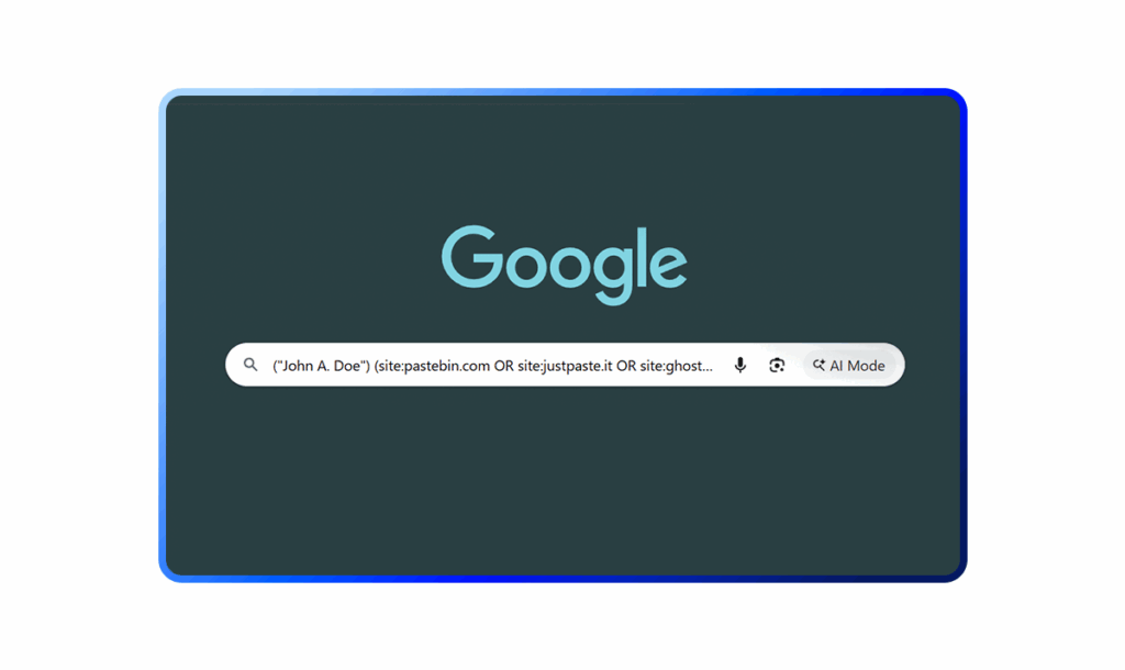 Finding paste sites where your personal data might be exposed