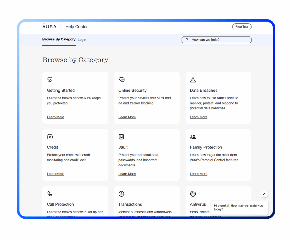 Aura Help Center