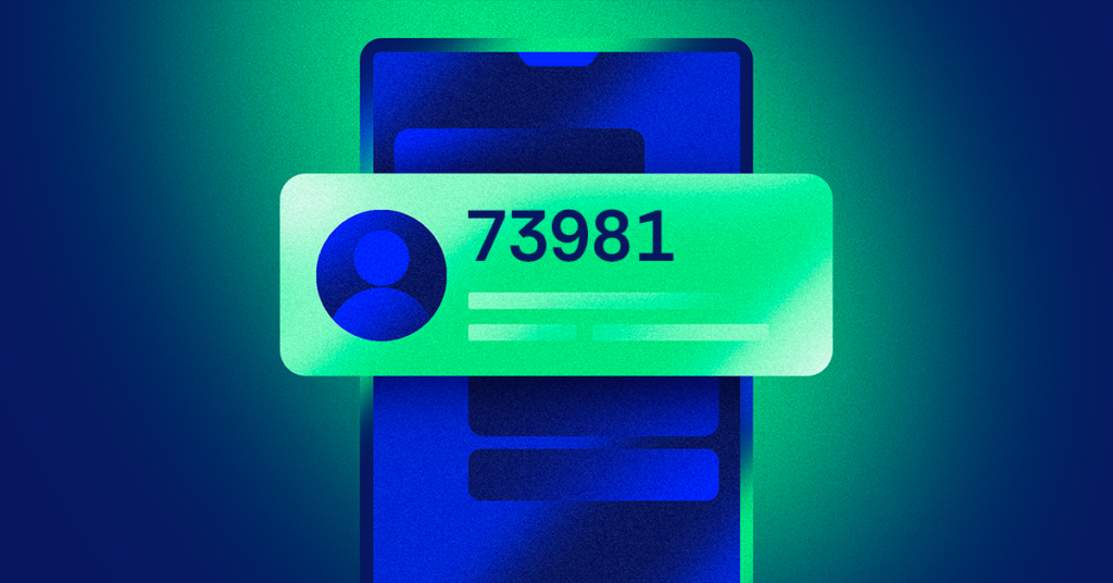 Featured image: 73981 text message