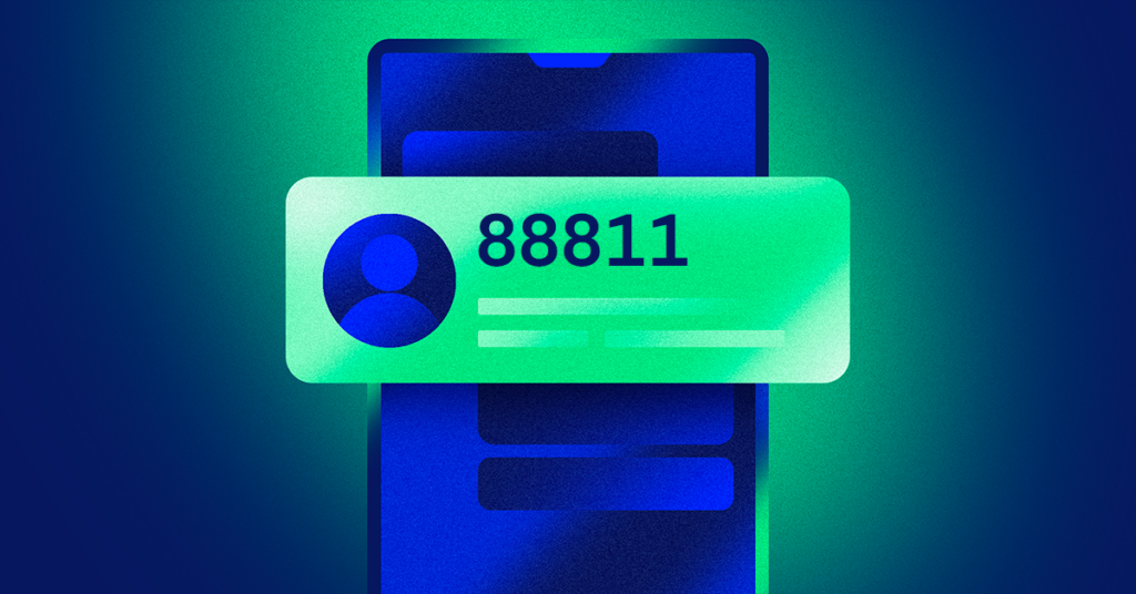 Featured image: 88811 text message